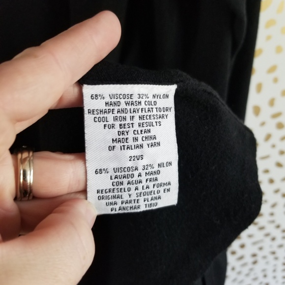 Eileen Fisher Black Duster Topper Cardigan - Picture 3 of 5